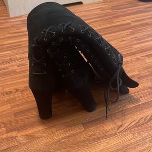 Stuart weitzman black suede boots size 6.5